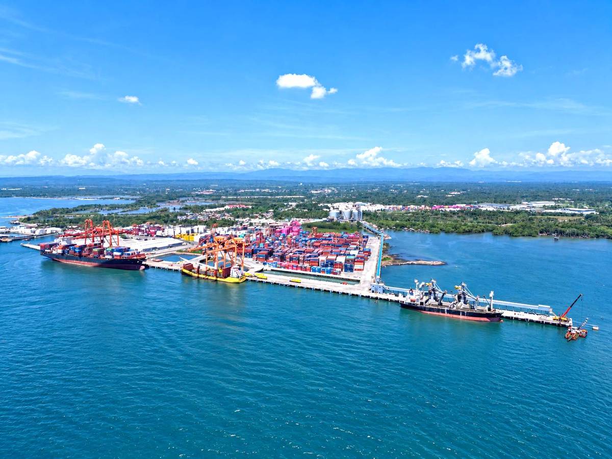 THE Davao International Container Terminal serves as a key maritime gateway for Mindanao’s agricultural and industrial trade. Located just 300 meters from the port, Anflo Industrial Estate (visible in the upper right of the photo) and nearby Philcement’s manufacturing facility complete a strategic growth corridor that integrates port connectivity, industrial development and manufacturing to strengthen Panabo City’s position as a gateway to domestic and global markets.