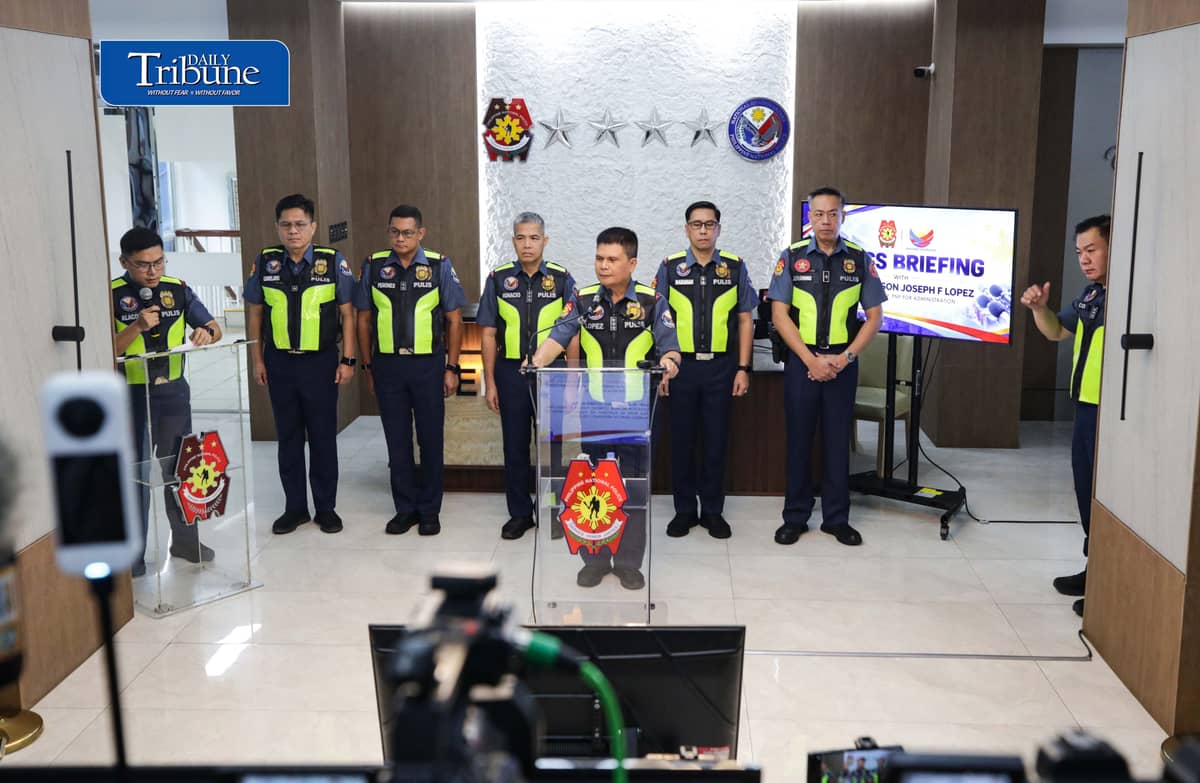 PNP Deputy Chief for Administration Lt. Gen. Wilson Joseph Lopez and other PNP officials, hold a press conference regarding the deadline of Senator Ronald Bato Dela Rosa for him to surrender held at Camp Crame on Friday, 30 October 2026. PNP urged Senator Ronald “Bato” dela Rosa, a former PNP chief, to surrender if he still has any love for the organization, they also also assured Dela Rosa of his safety if arrested and warned that groups helping him evade arrest could face criminal liability, following the expiration of the deadline for him to surrender.
