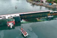 RORO vessel tilts near Quezon port, scores rescued