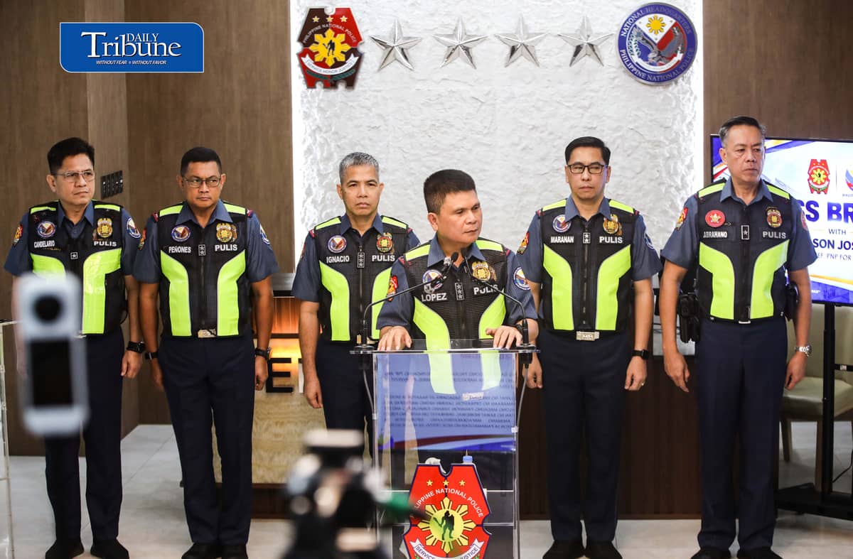 PNP Deputy Chief for Administration Lt. Gen. Wilson Joseph Lopez and other PNP officials, hold a press conference regarding the deadline of Senator Ronald Bato Dela Rosa for him to surrender held at Camp Crame on Friday, 30 October 2026. PNP urged Senator Ronald “Bato” dela Rosa, a former PNP chief, to surrender if he still has any love for the organization, they also also assured Dela Rosa of his safety if arrested and warned that groups helping him evade arrest could face criminal liability, following the expiration of the deadline for him to surrender.