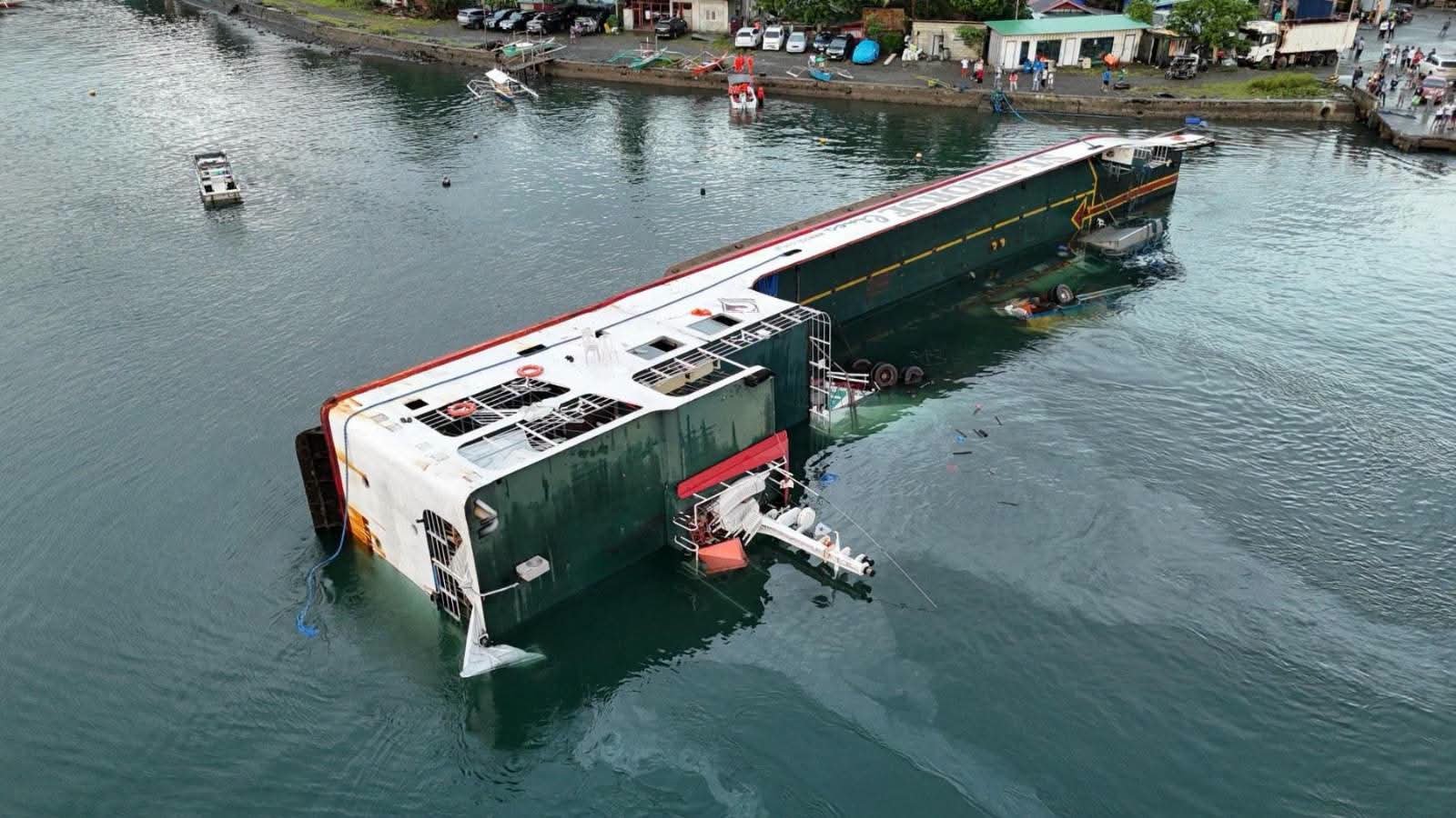 58 rescued as RORO vessel tilts in Quezon 