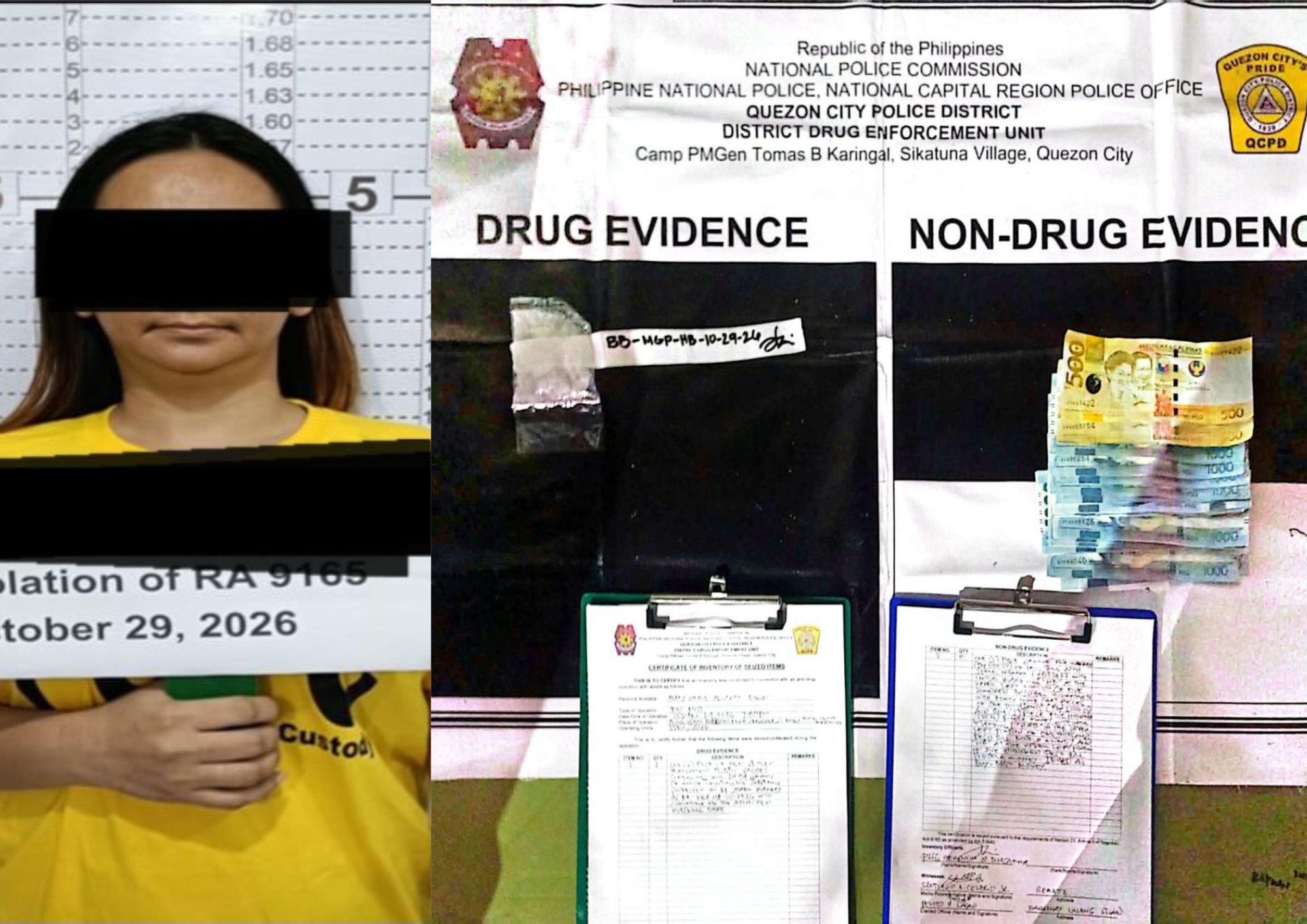 Suspect nabbed, P166K worth of Shabu seized in Unang Sigaw, QC 