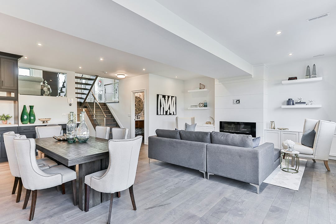 The right floor and wall for an ideal look