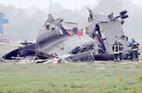 RESCUE team and police secure the crash site of an European Union Force helicopter near Brcko on 30 October 2026. Four Italian members of EUFOR were killed and 11 others injured the day prior when the Italian military helicopter conducting a training operation crashed, about 180 kilometers north of Sarajevo, Bosnia and Herzegovina.