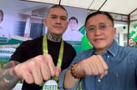 DAVAO City Mayor Sebastian “Baste” Duterte and Senator Christopher “Bong” Go