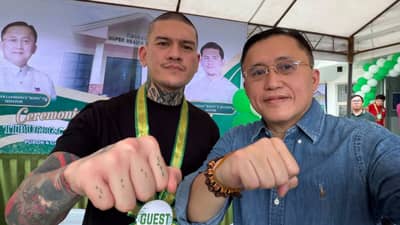 DAVAO City Mayor Sebastian “Baste” Duterte and Senator Christopher “Bong” Go