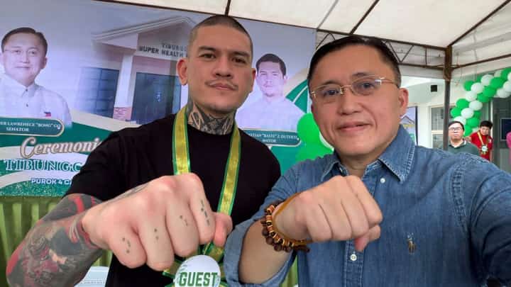 DAVAO City Mayor Sebastian “Baste” Duterte and Senator Christopher “Bong” Go
