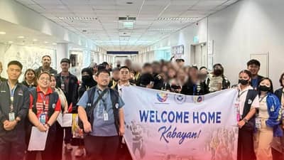 Returning OFWs from Riyadh receive medical, financial aid