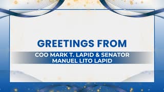 Greetings from, COO Mark T. Lapid & Senator Manuel Lito Lapid