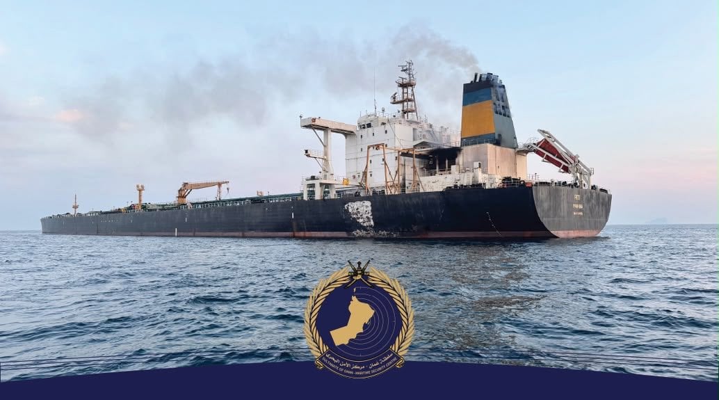 25 rescued from burning tanker