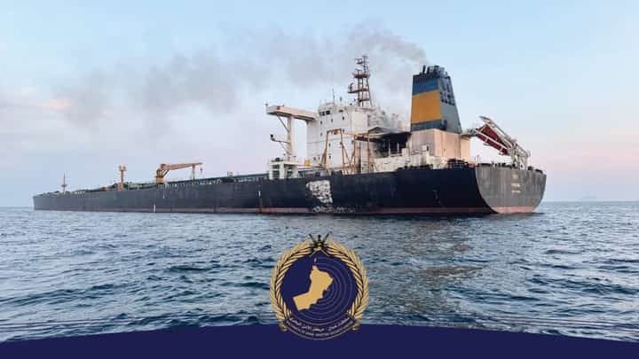25 rescued from burning tanker