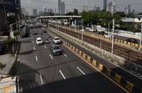 THE road home Light traffic flows along EDSA on Saturday as travelers head to the provinces for Undas.