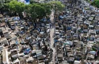 REMEMBRANCE'S early at Barangka Cemetery in Marikina City to avoid the expected crowds on the eve of All Souls’ Day, as shown in this drone shot.
