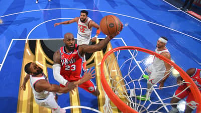 LeBron, Sixers slam sloppy Knicks