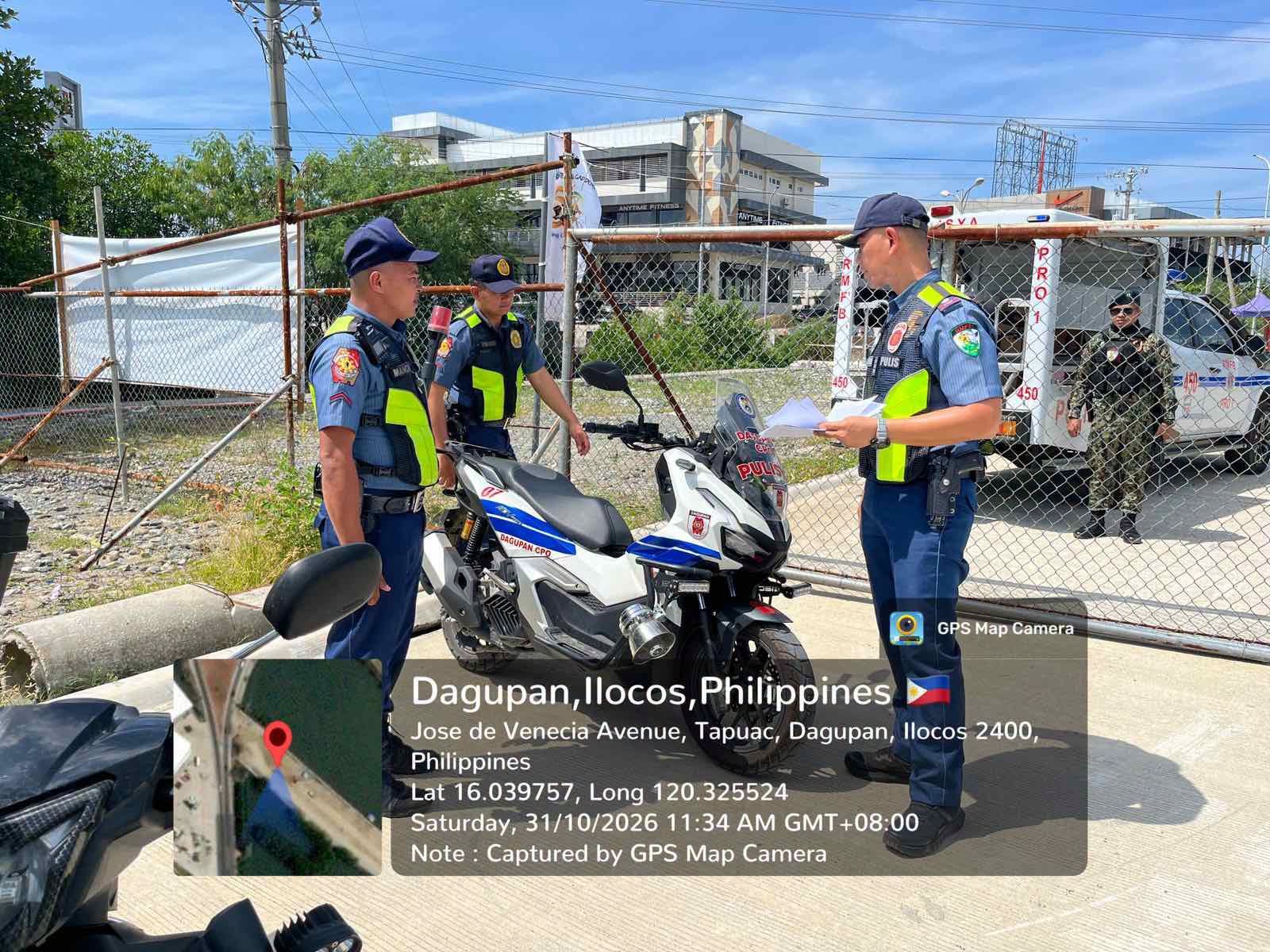 Dagupan police undergo surprise Undas security inspection