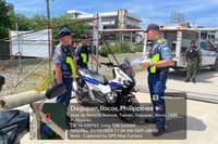 Dagupan police undergo surprise Undas security inspection
