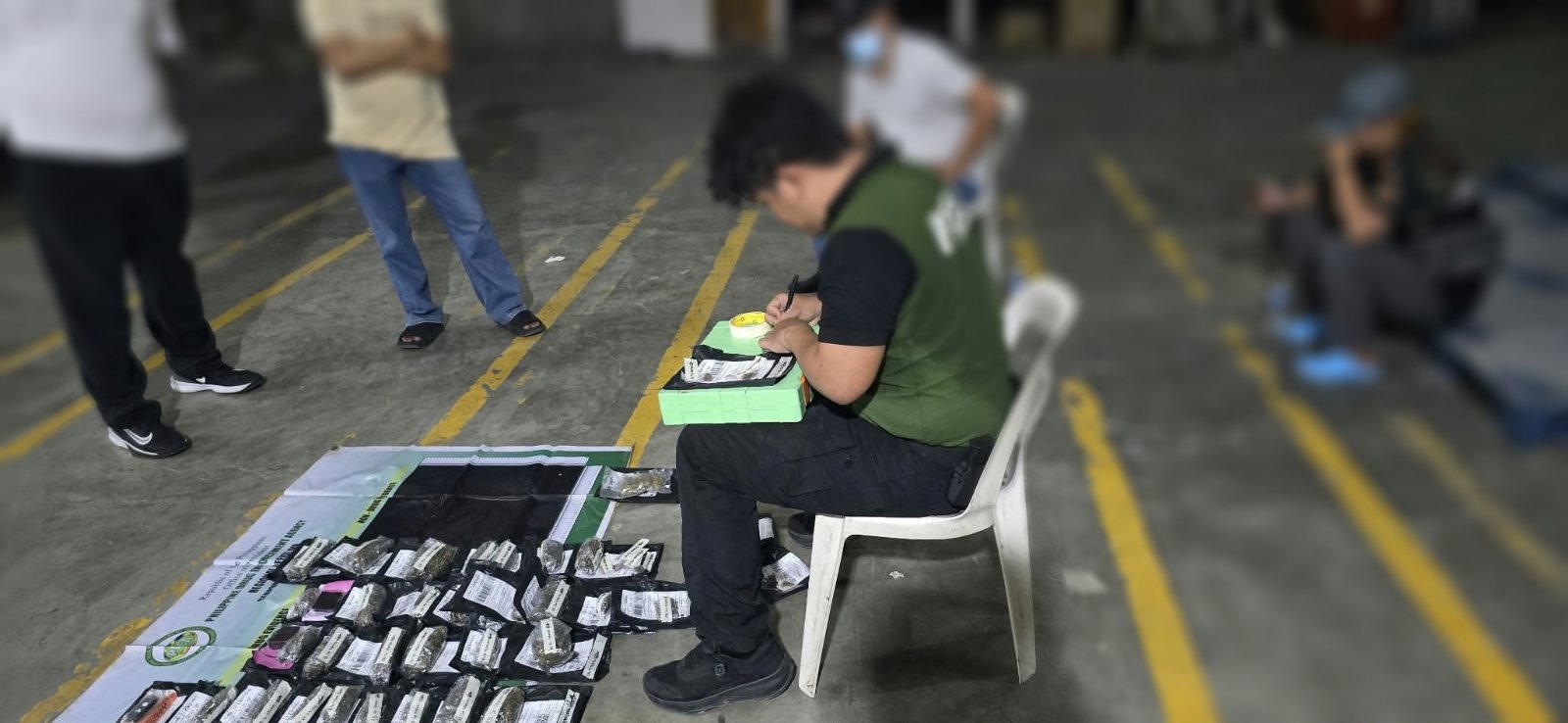 Drug-sniffing dog uncovers marijuana shipment in Laguna