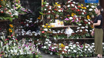 FLOWERS FOR THE DEPARTED