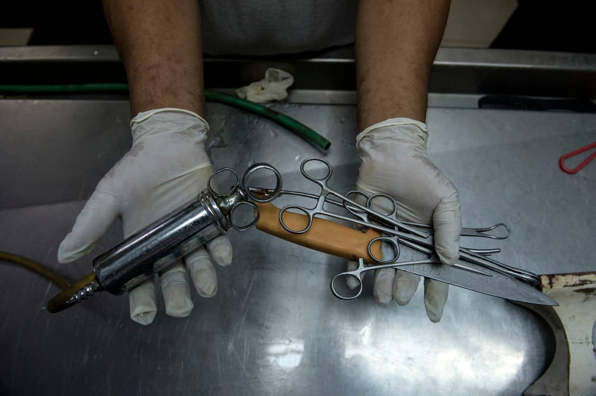 TOOLS of the trade Embalming is where faith sometimes meets science.