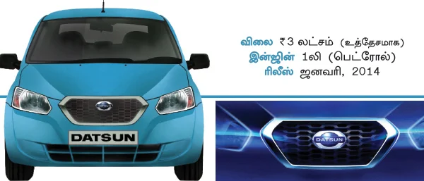 வருகிறது டட்சன் பட்ஜெட் கார்!