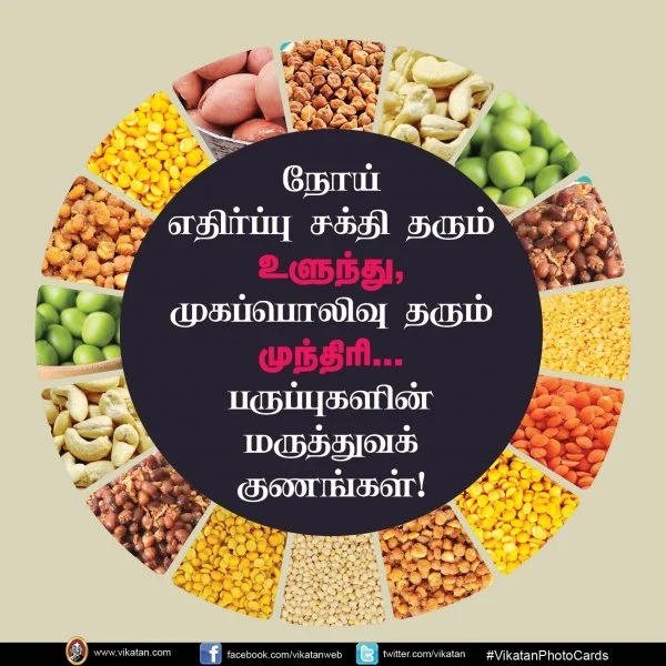வலுவாக்கும் உளுந்து, பொலிவு தரும் முந்திரி... பருப்புகளின் மருத்துவக் குணங்கள்! #VikatanPhotoCards