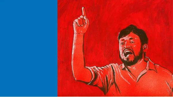 'பிரசார வாகனத்தில் அப்சல்குரு படமா..?' - கன்னையா குமாரை சுற்றிவரும் போலிச் செய்திகள்! #FakeNews