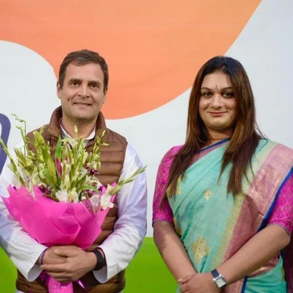 காங்கிரஸ் கட்சியின் முதல் திருநங்கை நிர்வாகி! - மகிளா காங்கிரஸ் தேசியப் பொதுச் செயலாளராக அப்சரா ரெட்டி நியமனம்