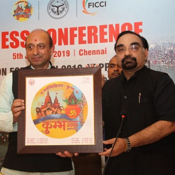 `அலகாபாத் கும்பமேளா வரலாற்றுச் சிறப்புமிக்க நிகழ்வு!’ - சென்னையில் உ.பி. அமைச்சர் பேச்சு