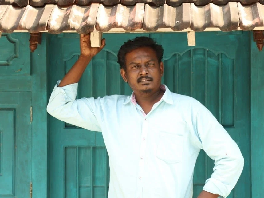 ``அப்பா பெரிய கருப்பு தேவரோட வேட்டியைக் கட்டிக்கிட்டுதான் ஷூட்டிங் போறேன்!'' - `க/பெ ரணசிங்கம்' விருமாண்டி