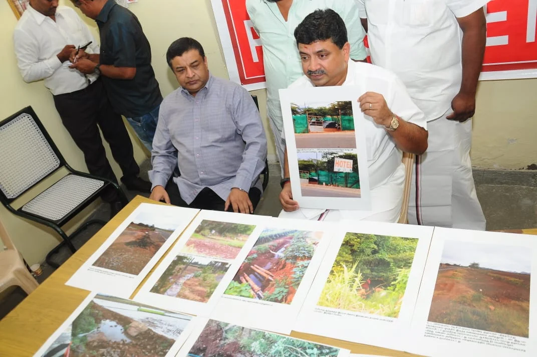 திருடப்படும் தண்ணீரை படத்துடன் காட்டும் எமெலே
