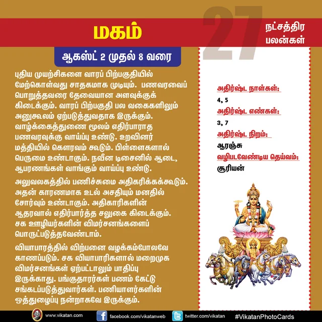 நட்சத்திர பலன்கள்