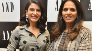 Anita Dongre with Samantha