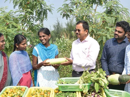 வாட்ஸ் அப்பில் காய்கறி விற்பனை! - தொழிலதிபரின் இயற்கை விவசாயம்!