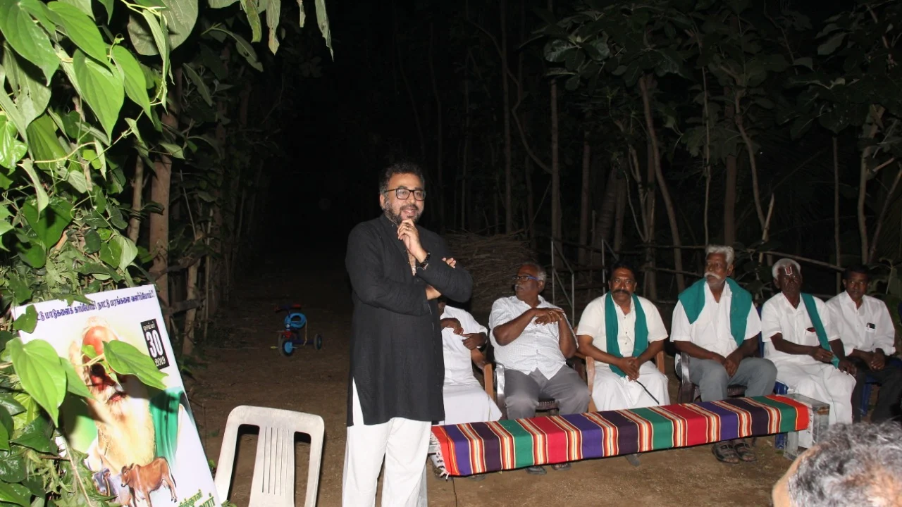 நம்மாழ்வார் படத்திறப்பு விழாவில் பொன்வண்ணன்
