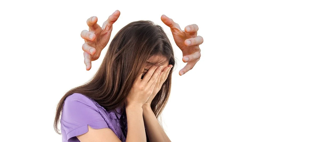 Woman in stress
