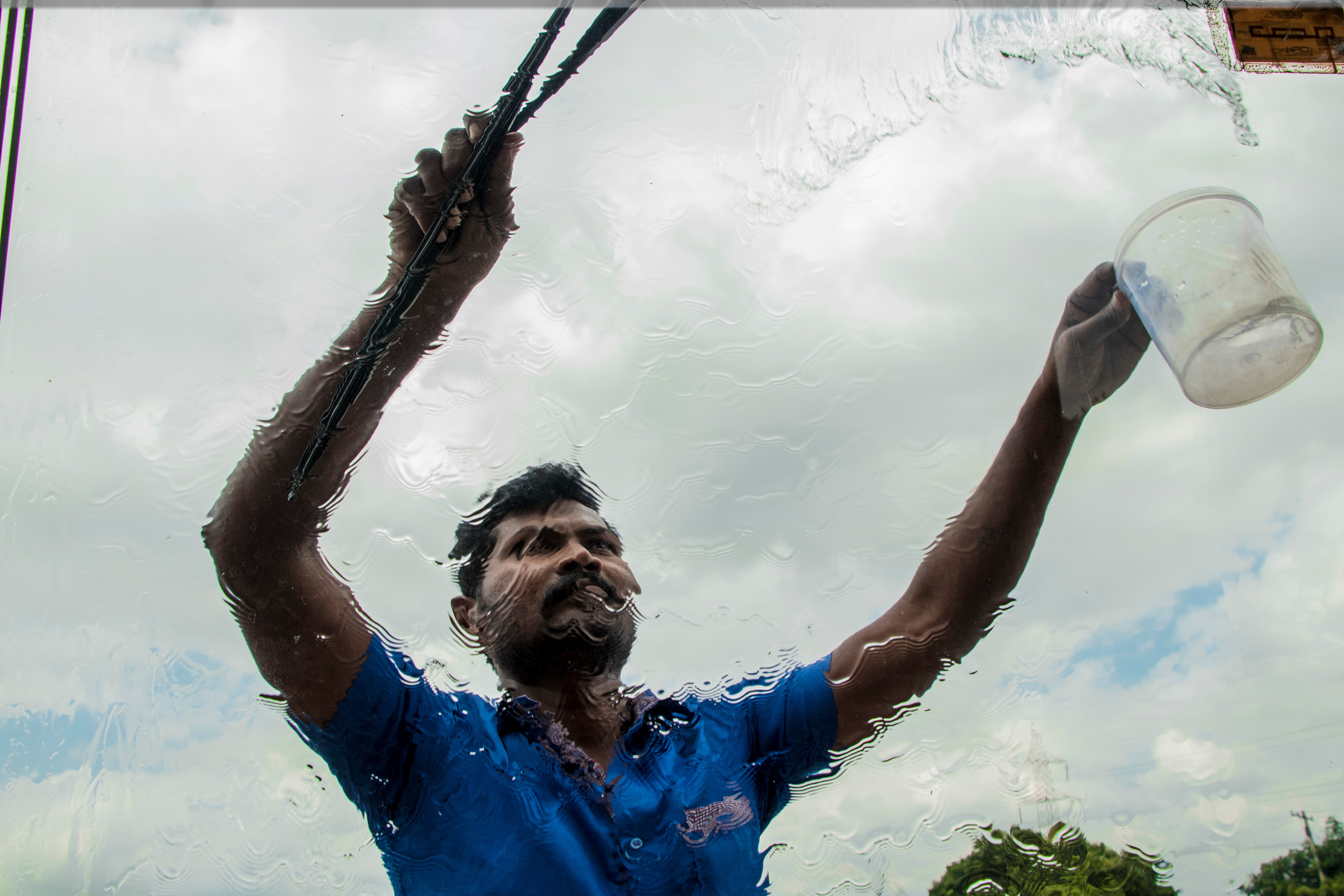 பயணத்தின் நடுவே சின்ன குளியல்