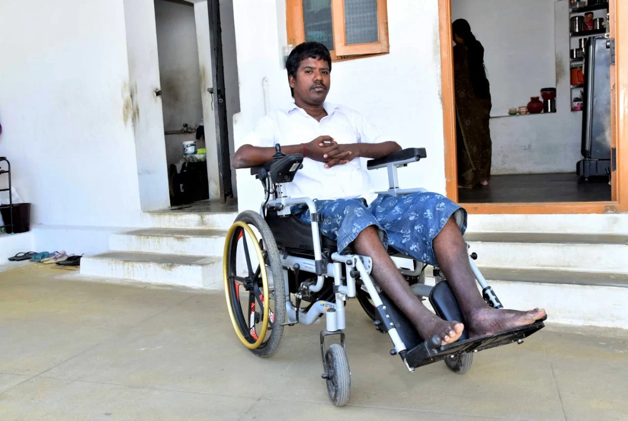 தசைச் சிதவு நோயினால் பாதிக்கப்பட்ட ராஜா