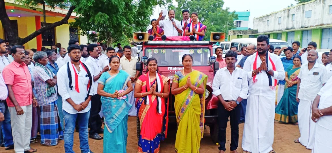 பிரசாரத்தில் அமைச்சர் கடம்பூர் ராஜு