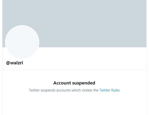 Suspended Account