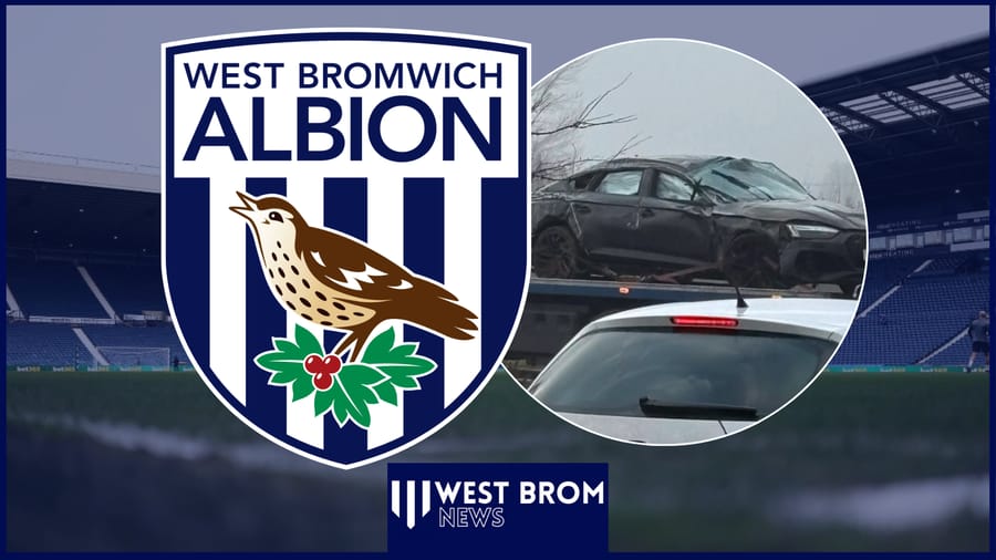 Ex-West Brom star involved in horror car crash as alleged image emerges