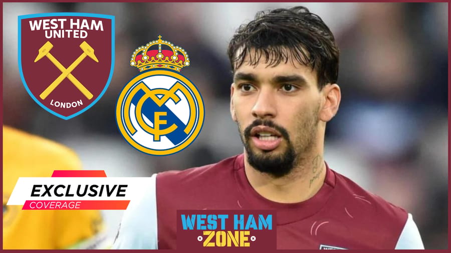 West Ham United: Real Madrid transfer deal mooted for £100m+ Lucas Paqueta